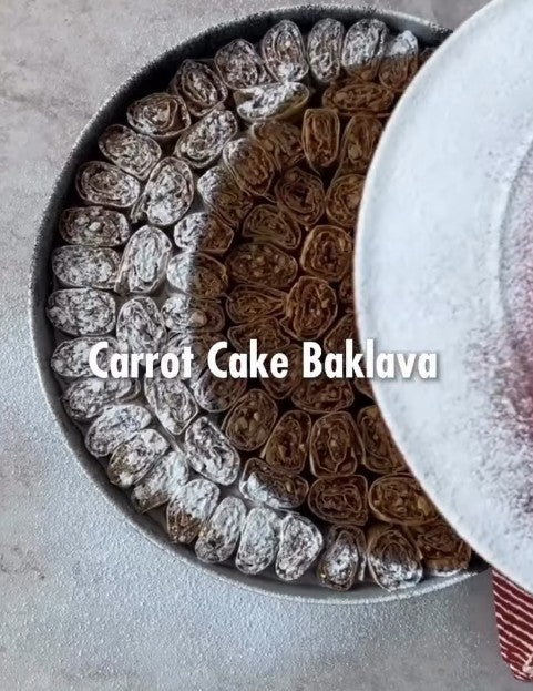 🥕 Carrot Pulp Baklava with Fresh Carrot Syrup